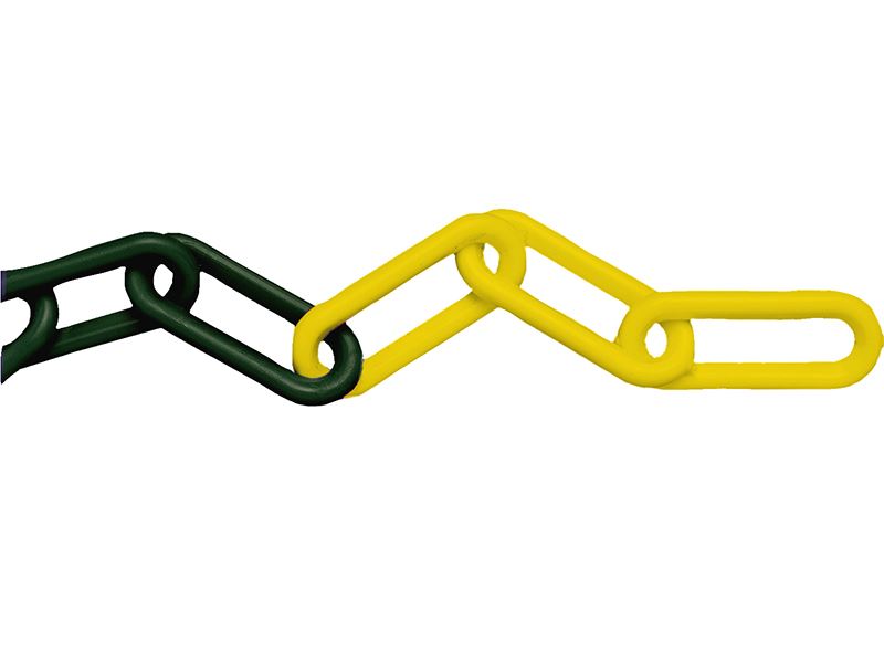 Faithfull Plastikkette 8mm x 12,5m Gelb/Schwarz