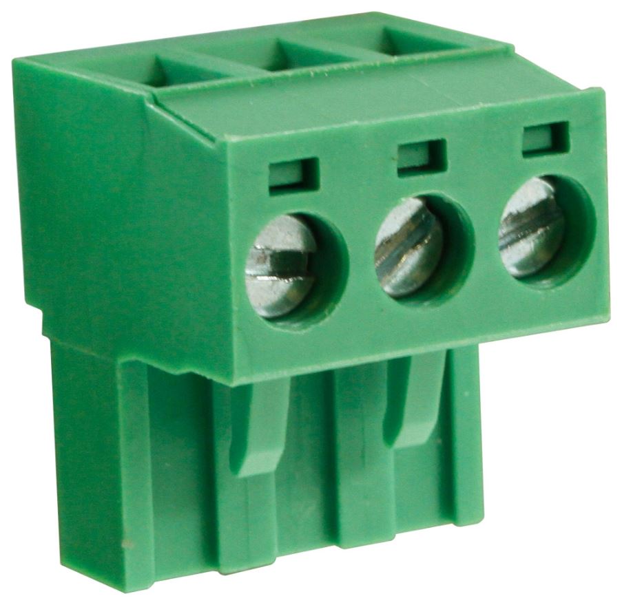 CAMDENBOSS Blocco terminale a morsetto estraibile 5mm, 3 poli, 15A
