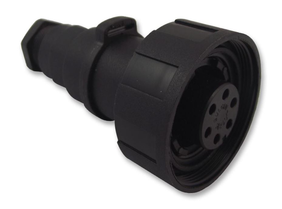 BULGIN Conector Circular 9 Vias IP68 com Crimp para Aplicações Industriais