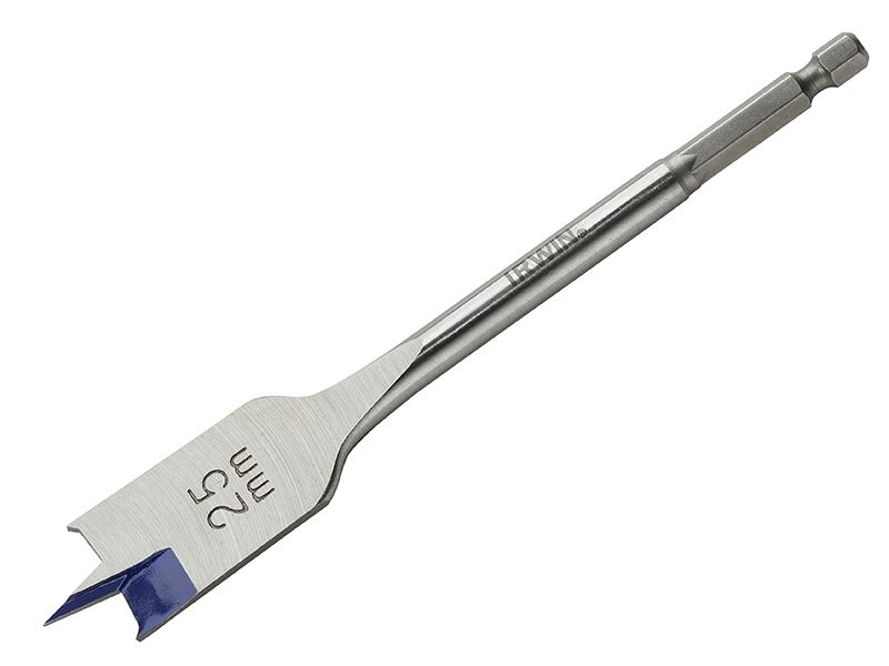 IRWIN Blue Groove 4X Flat Bit, 38mm x 152mm