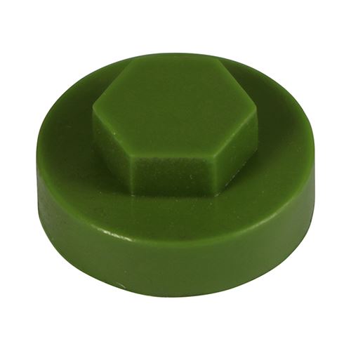 Timco Hex Head Cover Caps, Sage, 19mm, 1000 Pack