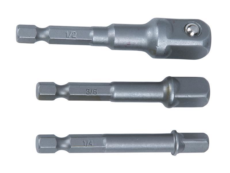 BlueSpot Tools 3-Piece Socket Adaptor Set, Chrome Vanadium Steel