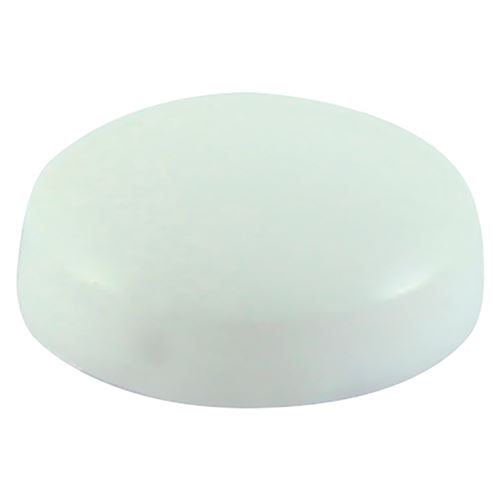Timco Two-Piece Screw Caps, White, Fits 3.5-4.2mm Screws (100 Pieces)