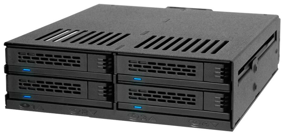 ICY DOCK ExpressCage 4x 2.5'' SATA HDD & SSD Hot Swap Drive Cage