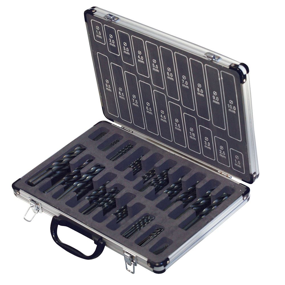 Silverline Jogo de Brocas HSS-R, 170 Peças, DIN338