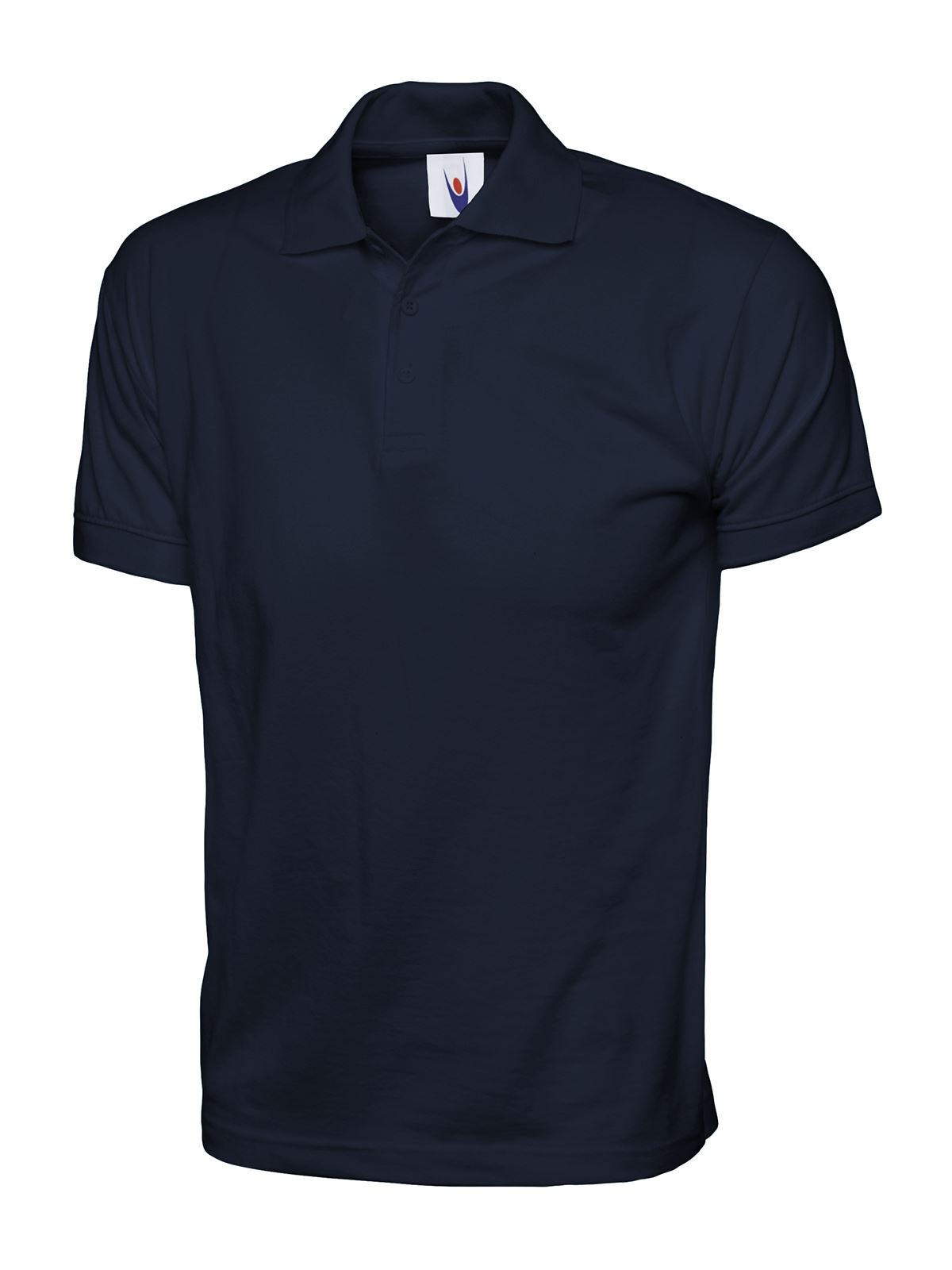 Uneek Unisex Jersey Polo Shirt, 100% Katoen, Marineblauw, 3XL