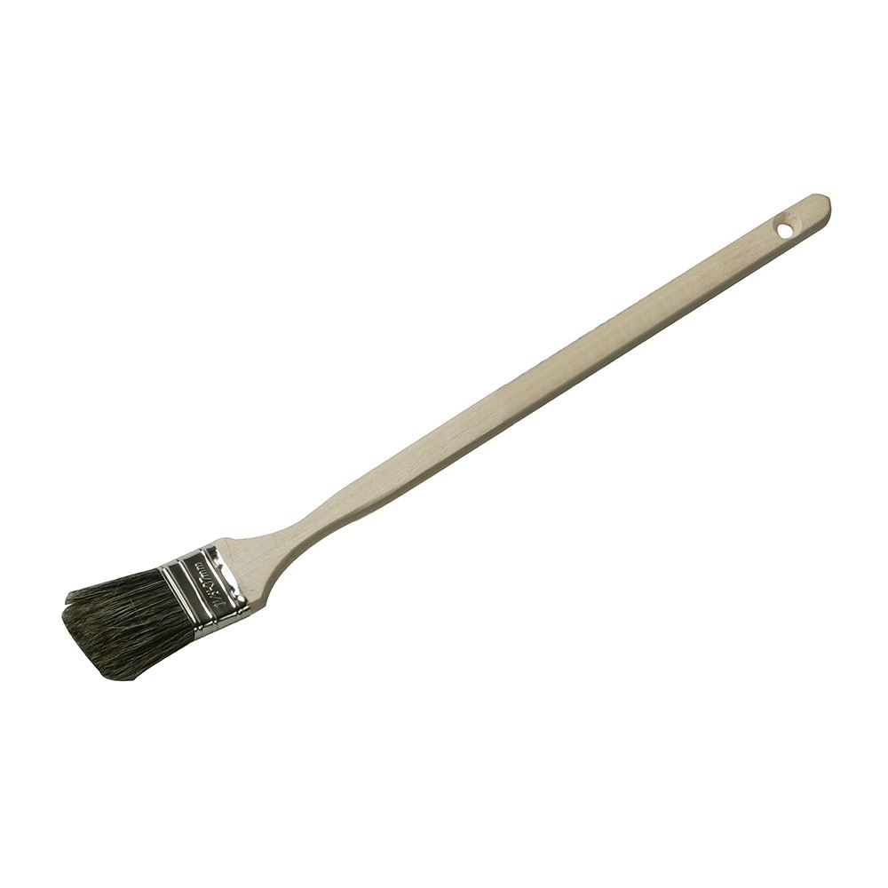 Silverline 40mm Angled Reach Brush with Wooden Handle