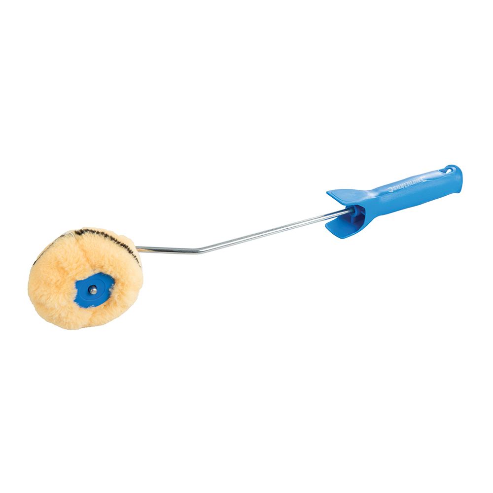 Silverline Corner Paint Roller, 100mm, Acrylic Sleeve