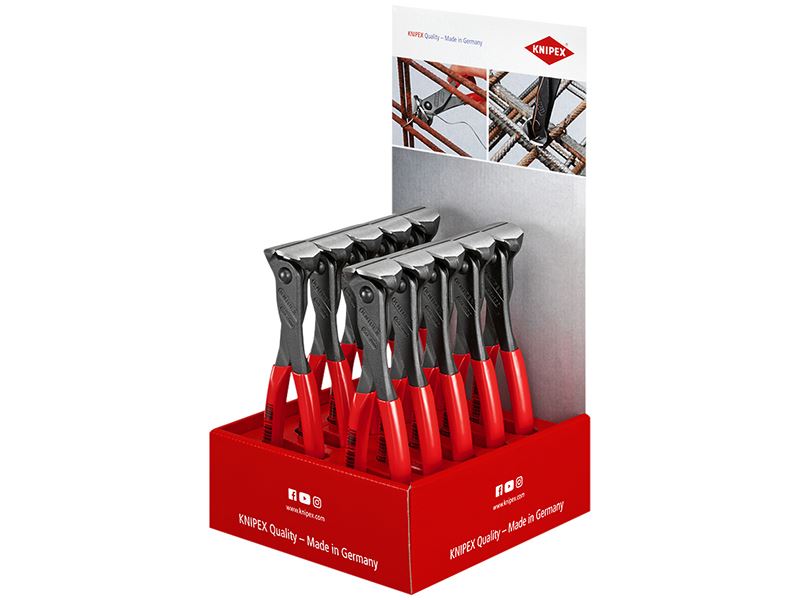 Knipex Cortador de Ponta, 200mm (Expositor de Balcão de 10)