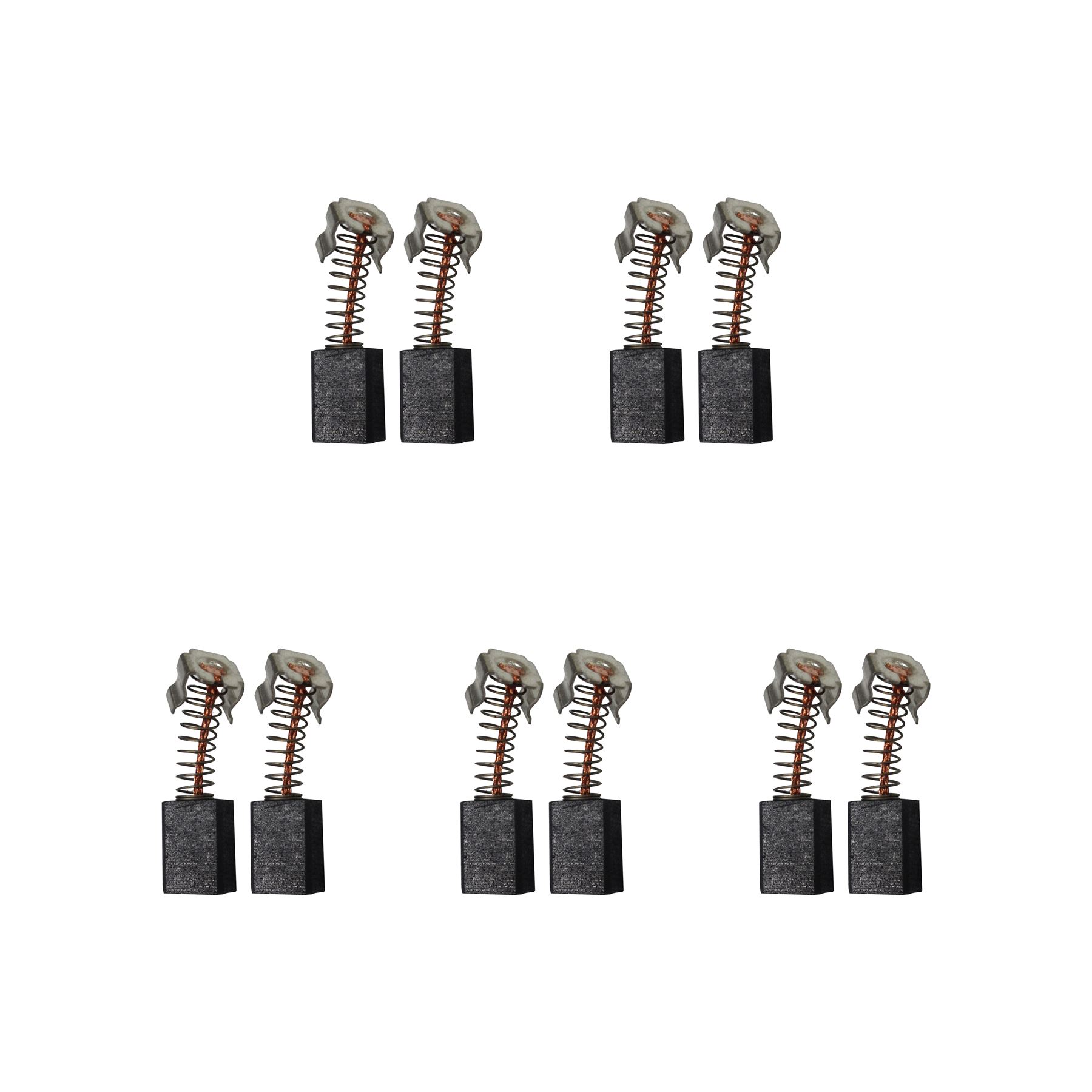 CarbonBr 5套碳刷 (2x每套) - 適用 Makita Cb70 電鑽-磨砂機-鋸 (5 X 8 X 10.7毫米)