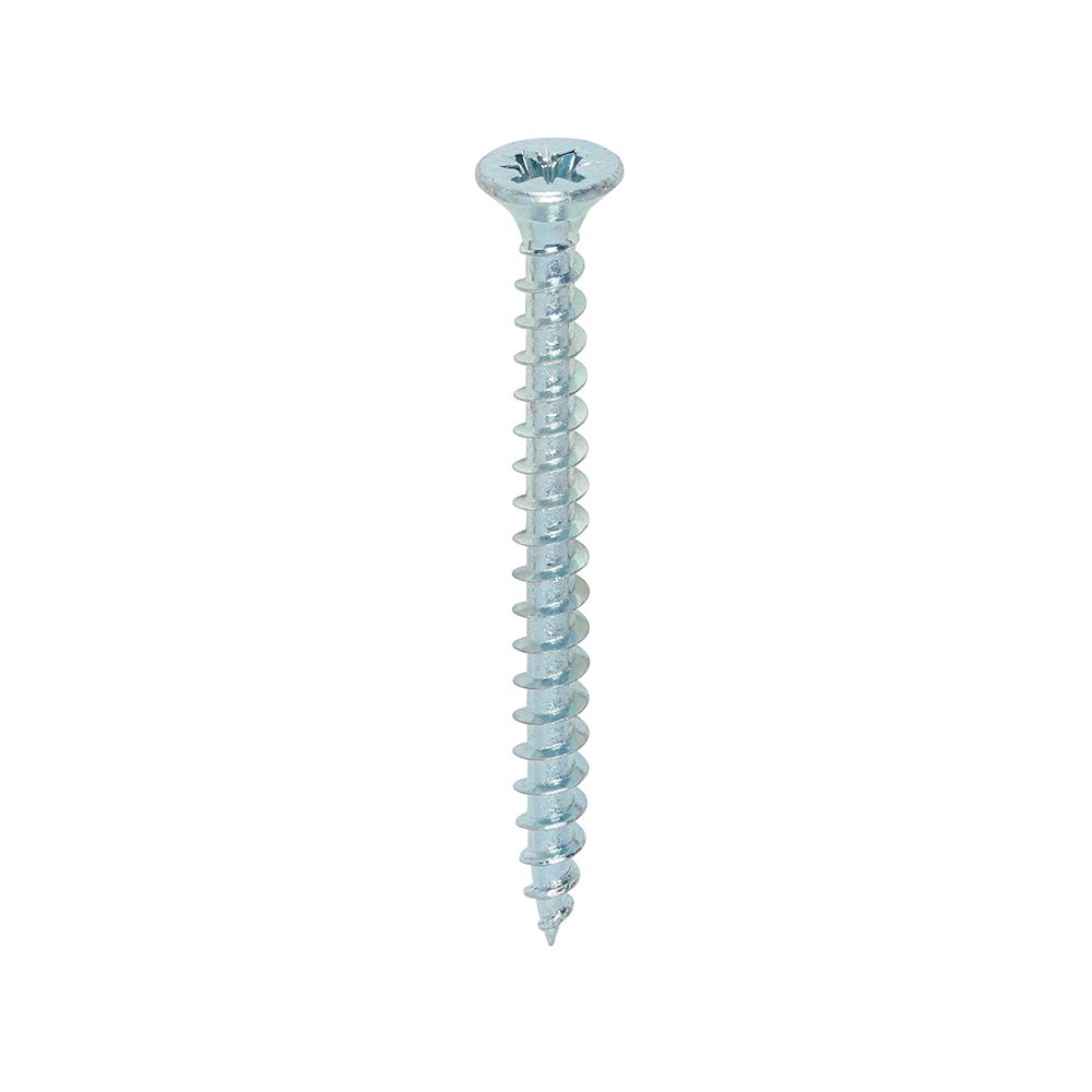 Timco Solo Zinc Chipboard & Woodscrews, PZ Double Countersunk, 4.0x45mm (200-Pk