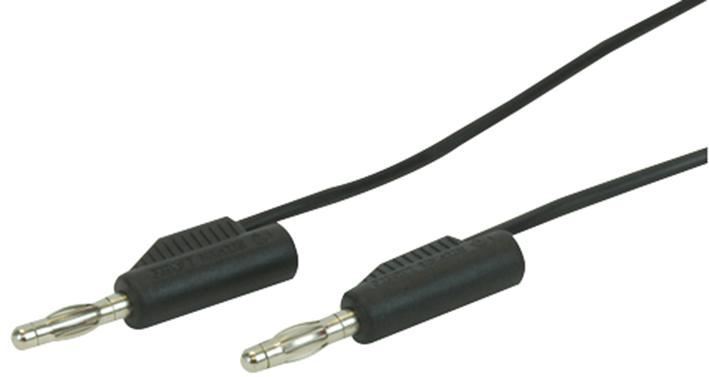 Pro Signal ブラック 4mm スタッカブルバナナプラグ テストリード - 0.5m