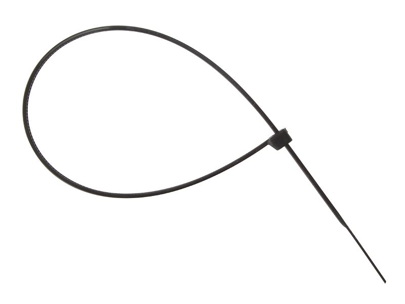 ForgeFix Kabelbinder Schwarz 4,8 x 368 mm (Pack mit 100)