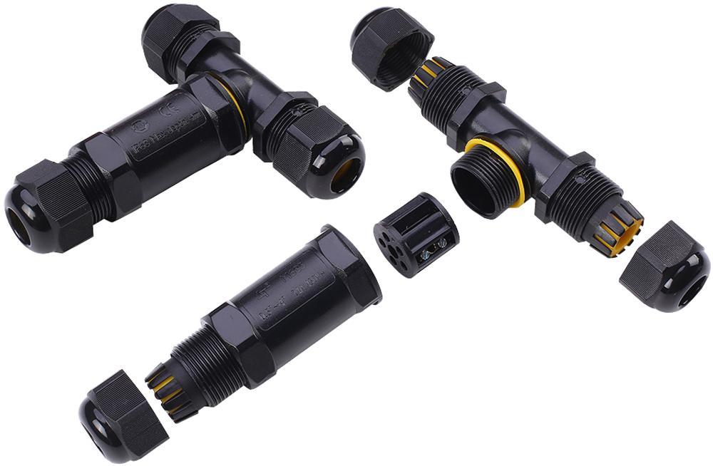 V-TAC Αδιάβροχο Τύπου Τ Μπλοκ Ακροδεκτών, IP68, 8-12mm