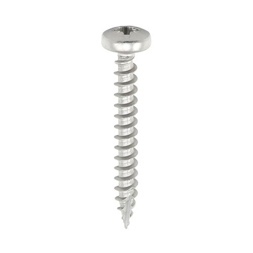 Timco Classic Multi-Purpose A2 Stainless Steel Screws, PZ Pan Head, 5.0 x 30mm,