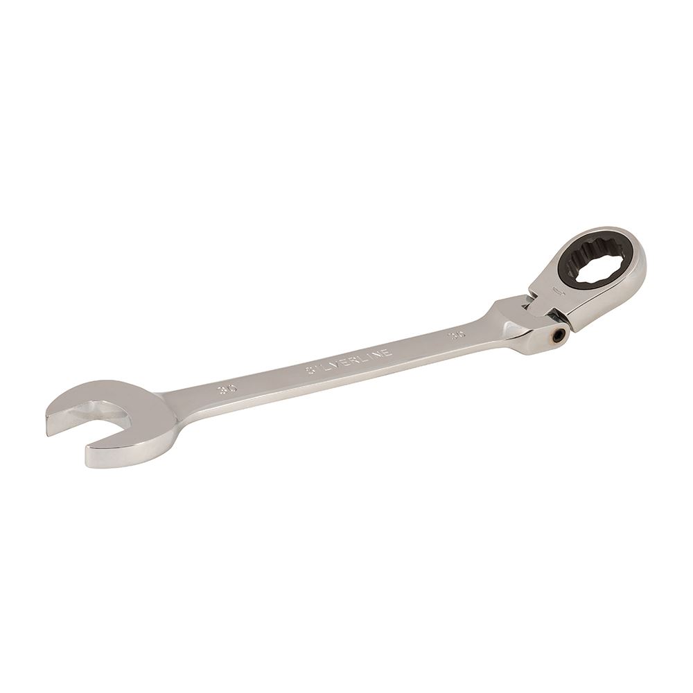 Silverline Flexible Head Ratchet Spanner, 30mm
