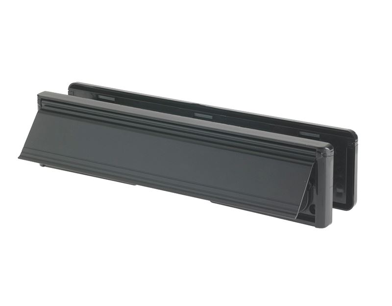 Yale Black Letter Plate with Weather Seal, 300mm (12in)