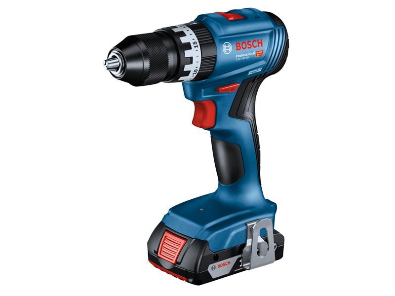 Bosch GSB 18V-45 Professional Taladro Percutor con 2 baterías Li-ion de 2.0Ah