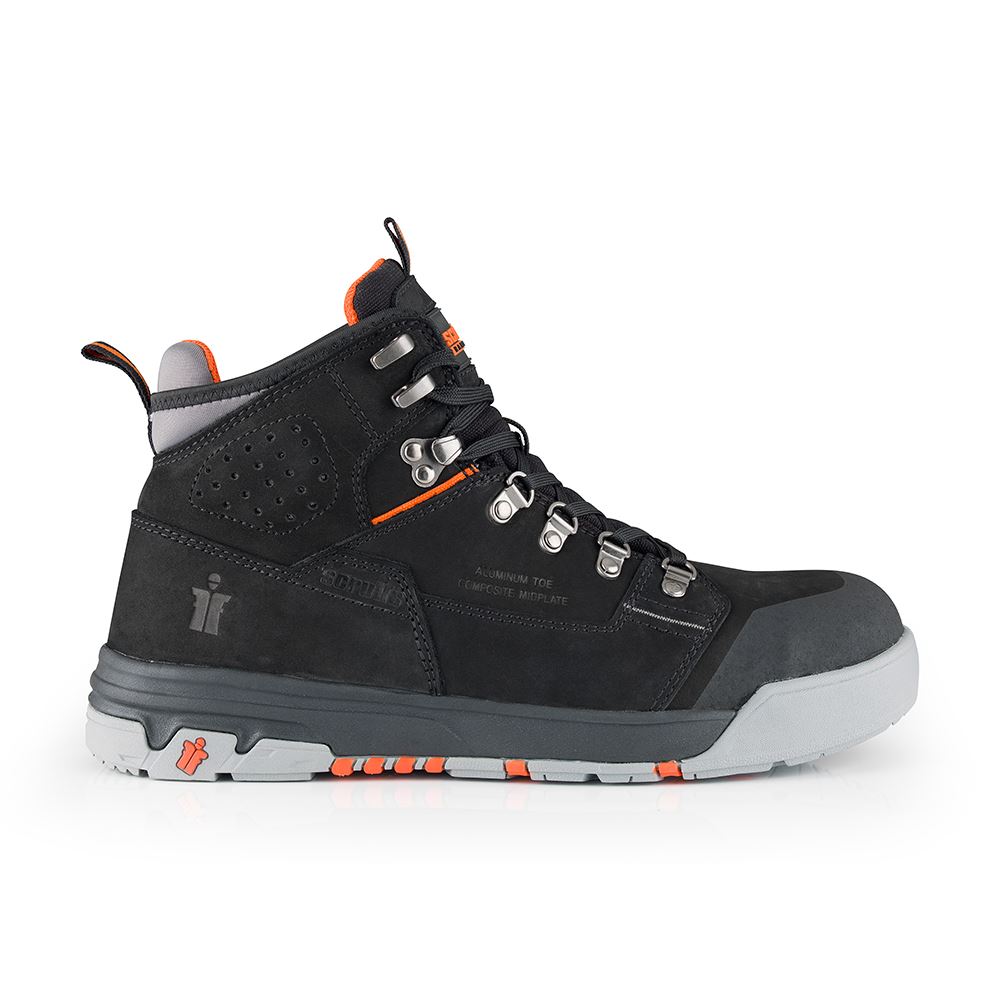 Scruffs Hydra Black Safety Boots, Waterproof, Size 7 (UK)