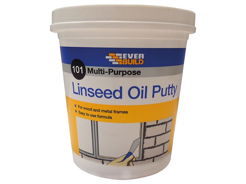 Everbuild Sika 101 Multi-Purpose Linseed Oil Putty, 2kg