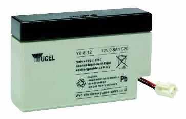 YUASA - Bateri Asid Plumbum Tertutup 12V 0.8Ah Yucel