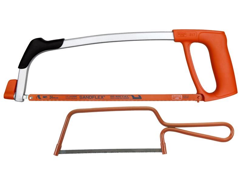 Bahco 317 Hacksaw 300mm & 239 Junior Saw 150mm (Pack of 10)