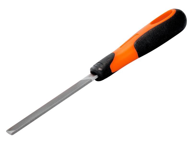 Bahco ERGO Handled Flat Second Cut File, 200mm (8in)