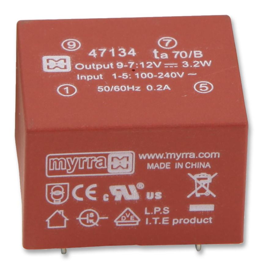 MYRRA 2.75W 5V DC Regulated Power Supply