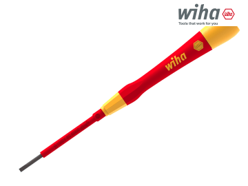 Wiha PicoFinish Slotted Fine Electric Screwdriver, 2.5 x 65mm