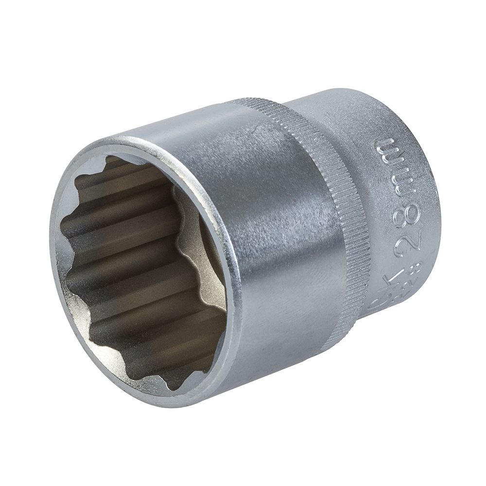 King Dick 1/2-inch Drive 28mm 12-punts steekbus