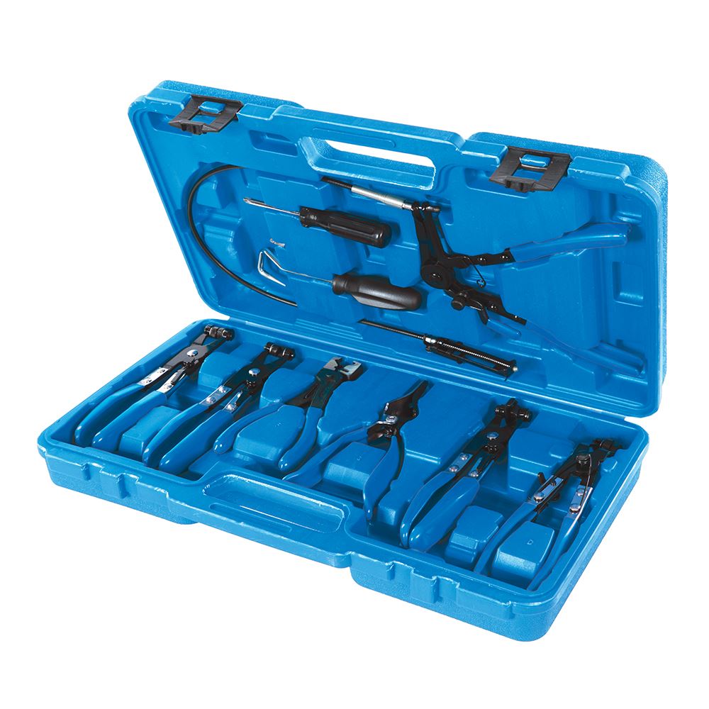 Silverline Hose Clip Removal Tool Set 9-Piece (18-54mm)