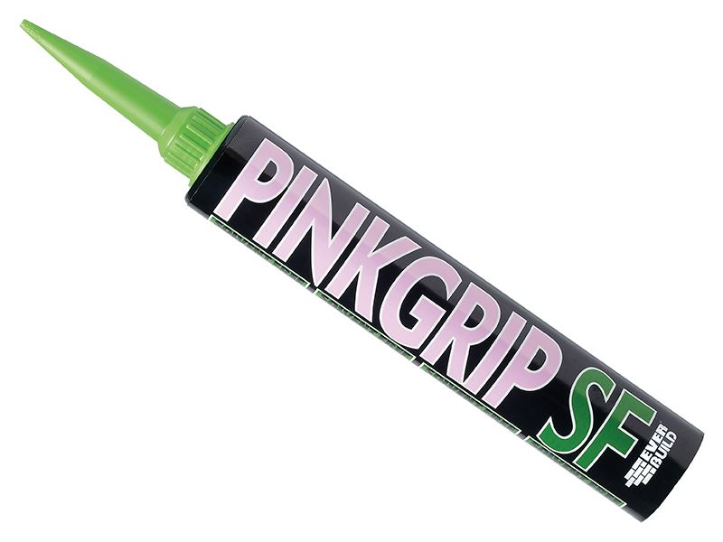 Everbuild Sika Pinkgrip SF Solvent-Free Adhesive 380ml