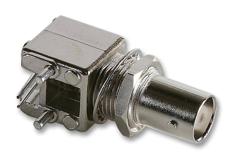 Multicomp Pro 50 ohm BNC Right-Angle Panel Mount Socket, Gold Plated