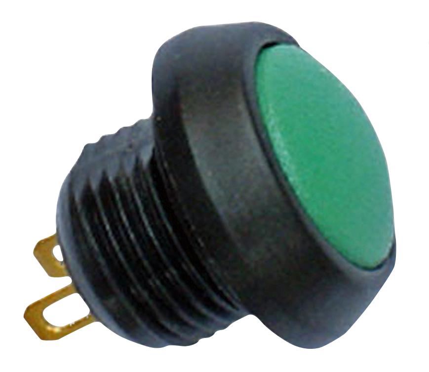 ITW SWITCHES 59-513 Κουμπί Πιέσεως, SPST, Προσωρινή Λειτουργία, Πράσινο, IP67