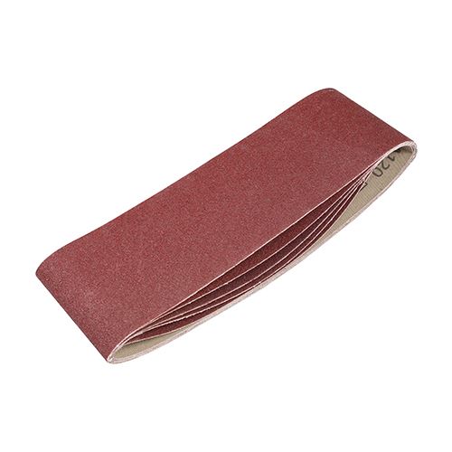 Timco Sanding Belts 120 Grit, 75 x 533mm (Pack of 5)