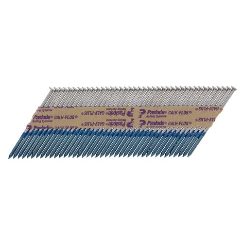 Paslode IM350+ Gegalvaniseerde Ring Shank Spijkers & Brandstofcel Pakket | 2.8x