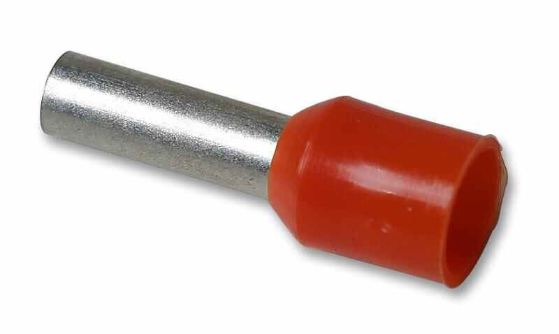 Multicomp Pro Morsetto Isolato per Cavo, 0.5mm², Arancione, Confezione da 100