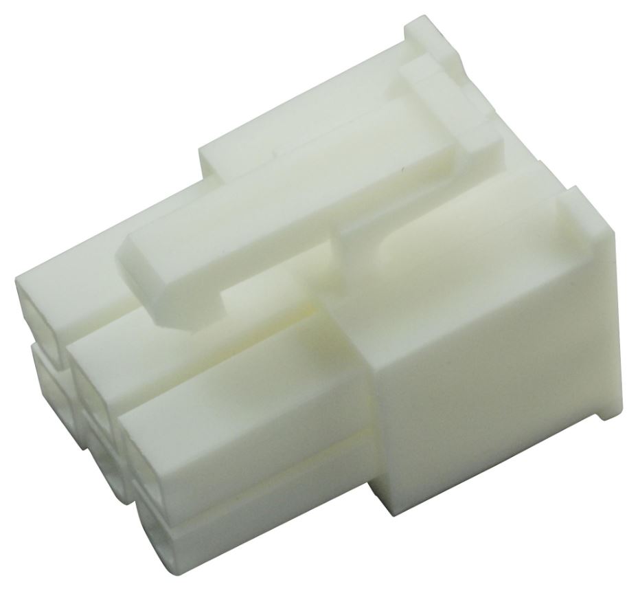 MOLEX Alojamento para Conector Mini-Fit Jr. 2 Filas, 6 Vias, Passo 4.2mm