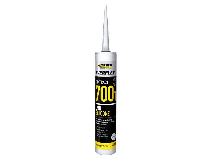 Everbuild Sika Everflex 700T LMN Silicone Sealant, Caramel, 300ml
