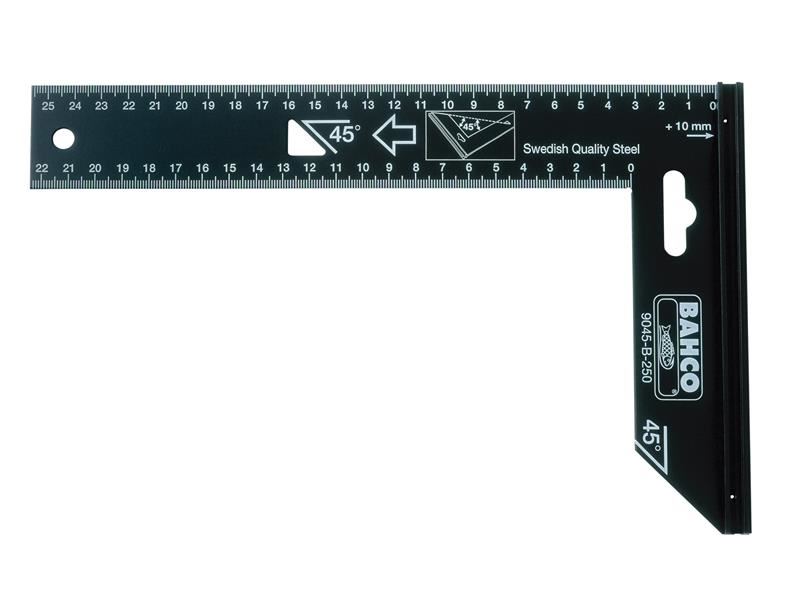 Bahco 9045-B-300 Steel Try Square, 300mm (12in)