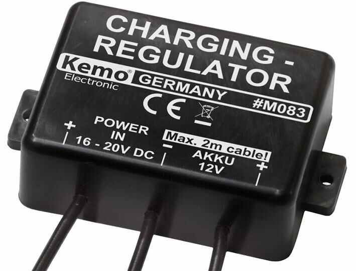 Kemo Battery Charging Regulator 12V DC, Solar & Vehicle