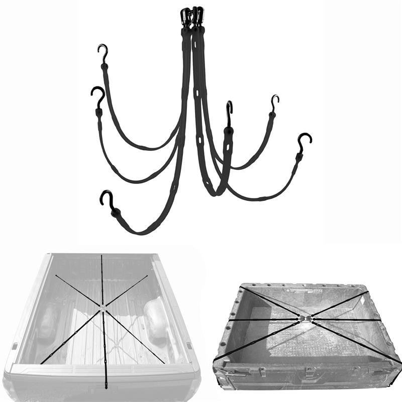 Perfect Bungee FW36-6BK Adjustable 6-Strap Bungee Net, 3.65m x 3.65m
