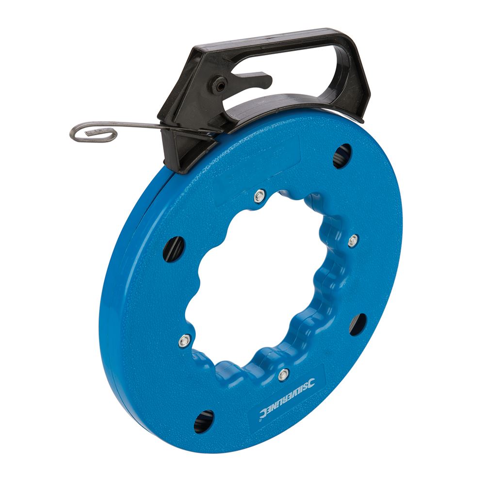 Silverline 15m Fish Tape for Cable Threading