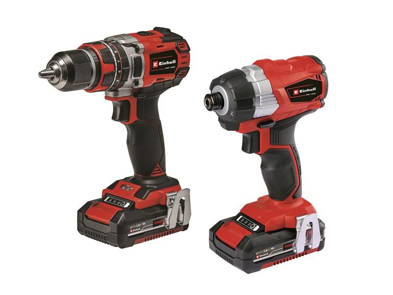Einhell TP-18V Power X-Change Twin Pack - 18V Χωρίς Ψήκτρες Συνεργοδρόμος & Τρυ