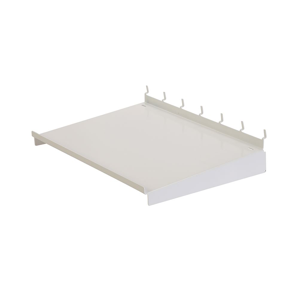 Silverline White Shelf 300mm, 4-Pack for Toolbars & Pegboard