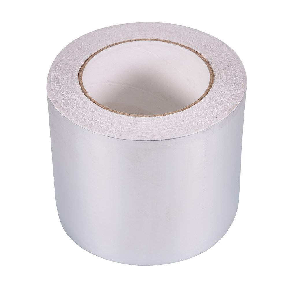 Fixman Aluminium Foil Tape, 100mm x 50m, Flame Retardant