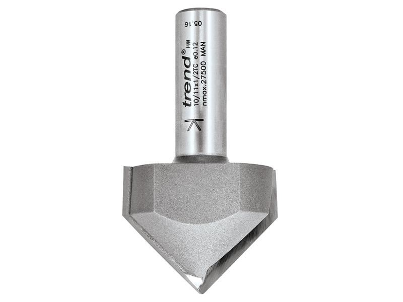 Trend TCT V-Groove Chamfer Cutter, 45°, 19x38mm