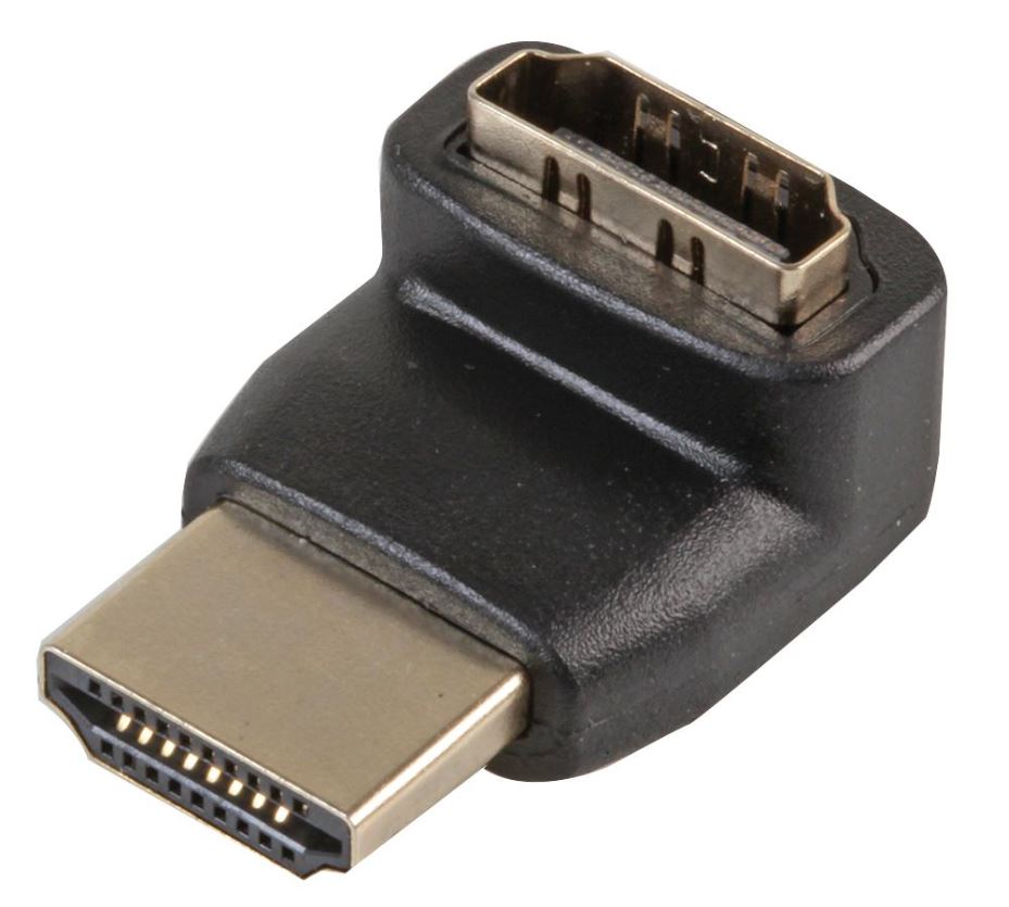 PRO SIGNAL HDMI Stecker auf Buchsen-Adapter 90 / 270 Grad