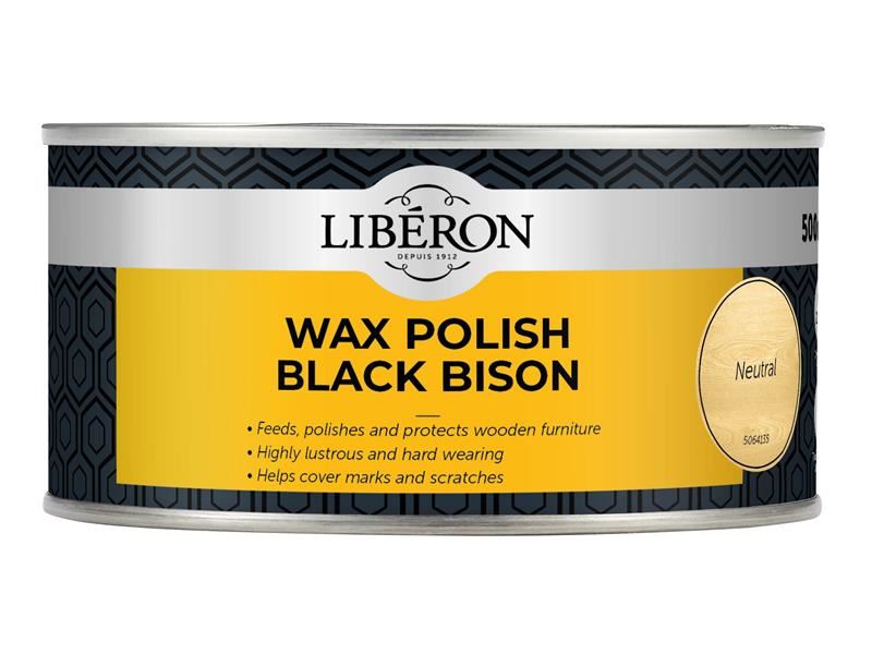 Liberon - Black Bison Ουδέτερο Παστέλι Κεριού 500ml