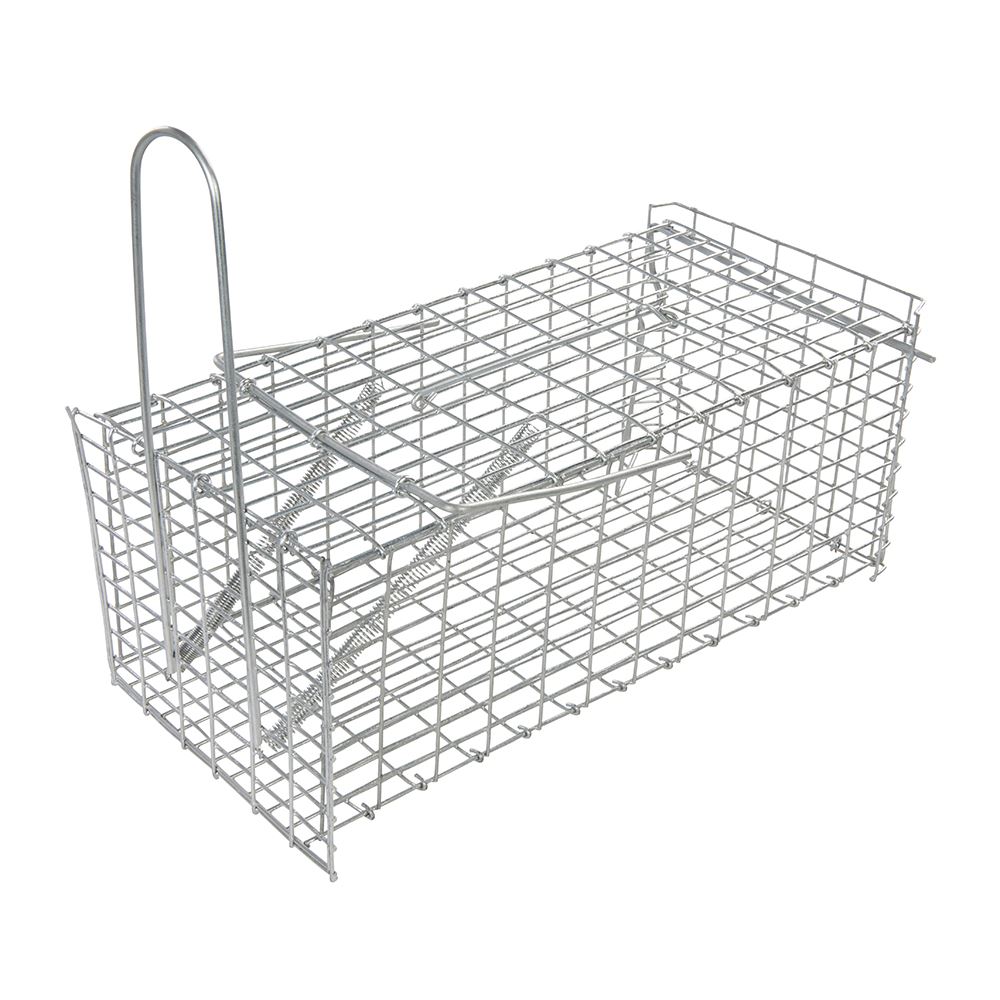 Fixman Galvanised Wire Rat Cage Trap, 300 x 150 x 130mm